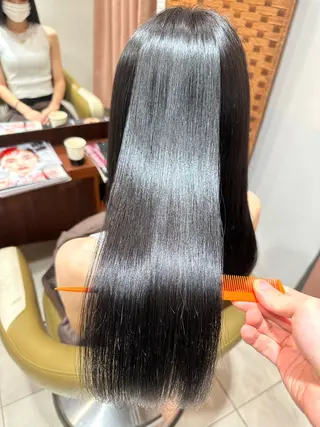 ロング 「くせ毛の神様」 大野銀也のヘアスタイル