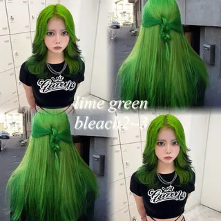 ミディアム カラー 🫧ハイトーン特化 🐺矢島タツキ🐺のヘアスタイル