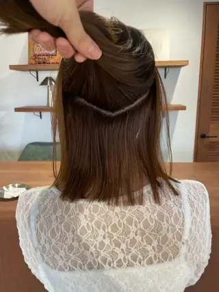 ミディアム her所属・kaito /都立大学herのヘアスタイル