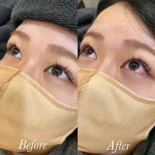 マツエク・マツパ aya/小顔レイヤー /柔らかカラーのヘアスタイル