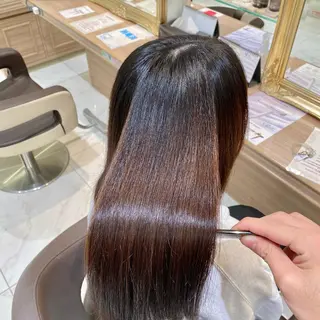 ロング ✨美髪/縮毛矯正 講師 /塚田健✨のヘアスタイル