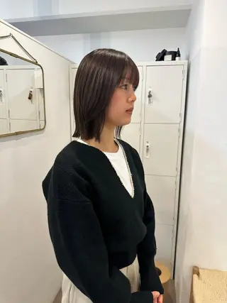 ミディアム 梅田/柔らかカラー/ オオハシ リナコのヘアスタイル