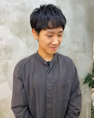 メンズ 志賀 あずみのヘアスタイル