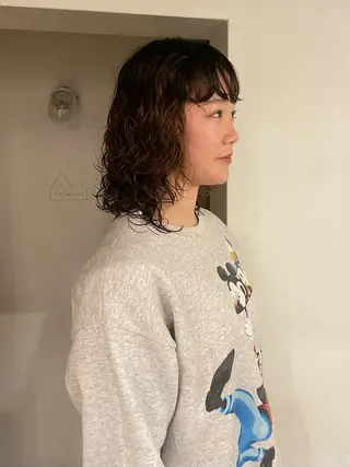 ミディアム パーマ 原宿/ケパーマ 🧺ユウマのヘアスタイル