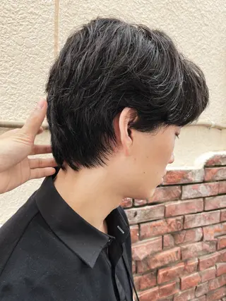 ショート メンズ メンズハイトーン/栄 /イトウタケルのヘアスタイル