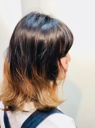 ミディアム カラー PANOLA所属・リサ 立川/顔剃り/美容師のその他イメージ