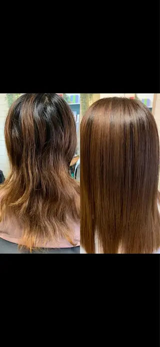 ロング 佐治 加奈子のヘアスタイル