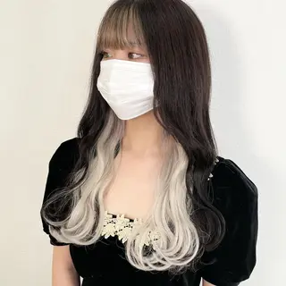 セミロング カラー 失敗したくない人へ ハイトーン美容師のヘアスタイル