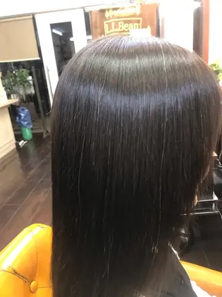 セミロング パーマ 桧山 真のヘアスタイル