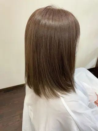 ミディアム カラー ヘアアレンジ 沢田 瞳のヘアスタイル