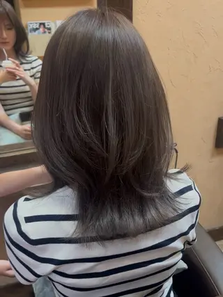 セミロング 青木 舞佳のヘアスタイル