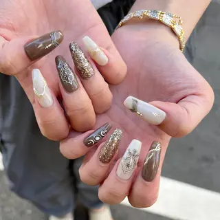 ネイル 野島 千夏のネイルデザイン