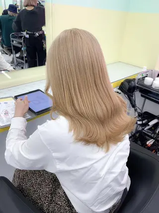 カラー 冬髪🏹韓国レイヤー ヘア🏹福岡天神のヘアスタイル