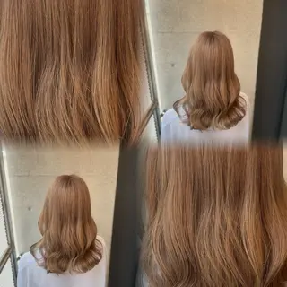 ミディアム カラー 髙橋 李里亜のヘアスタイル