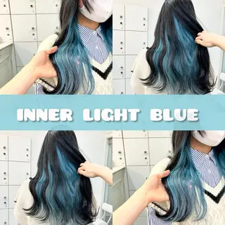 ロング カラー inq sakae所属・りん🌷︎名古屋 透明感カラー/カットのヘアスタイル