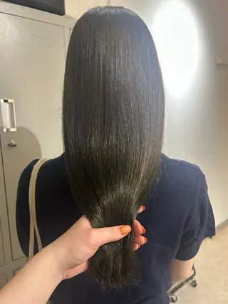 セミロング 🫧透明感カラー 🫧久留米美容室のヘアスタイル