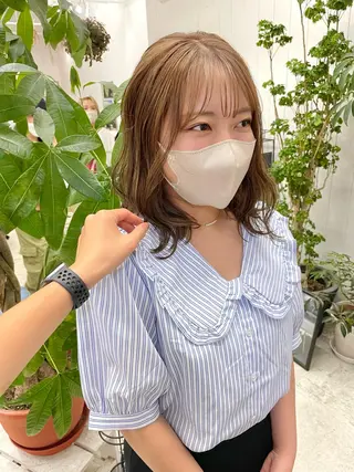 ミディアム じゅんな VENICE/船橋駅のヘアスタイル