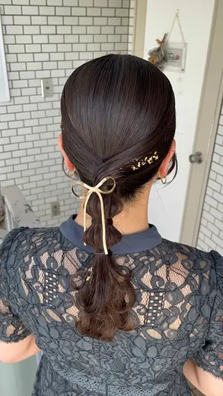 ヘアアレンジ 参列・イベントヘア♡ ゆいなのヘアスタイル