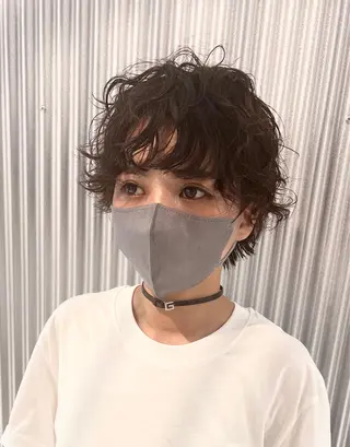 ショート パーマ ally hairsalon所属・Emi .のヘアスタイル