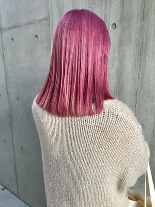 セミロング カラー a moment(モーメント)所属・蔵前 デザインカット KOBAYASHIのその他イメージ