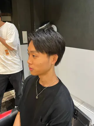 メンズ ボブパーマ/レイヤー カット/KINAMIのヘアスタイル