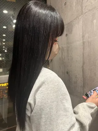 ロング カラー _WHITE+ 南海難波店所属・水素カラー/ 髪質改善水素/そらねのヘアスタイル