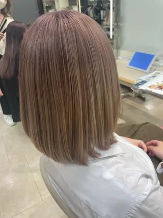 ミディアム 個性派/ブリーチ *ほのかのヘアスタイル