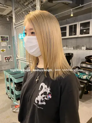 ミディアム カラー 竹嶌 健吾のヘアスタイル