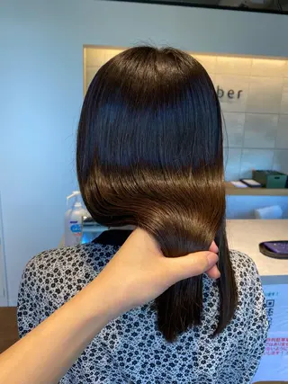 ロング カラー 田村 良生のヘアスタイル