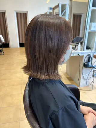 ミディアム カラー 今中 紗英のヘアスタイル