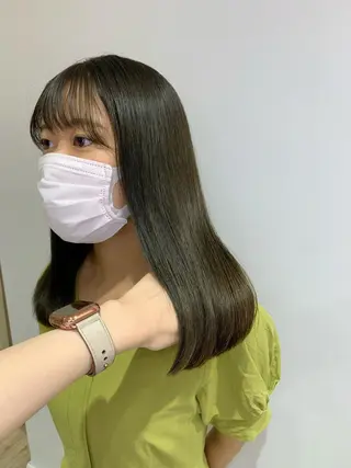 セミロング カラー ヘアアレンジ 近藤千翔🩵 髪質改善Periodのエステ・リラクイメージ