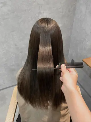 ロング 中村 ひなたのヘアスタイル