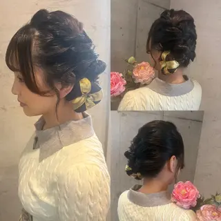 ロング ヘアアレンジ Reve  resort所属・美髪× ヘアセット✨Araiのヘアスタイル