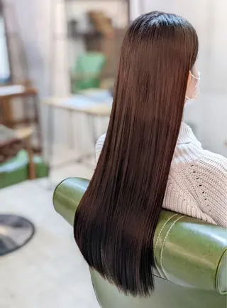 ロング たけうち みずきのヘアスタイル