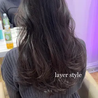 ロング 🎀韓国レイヤー🎀 顔周り とばみかのヘアスタイル