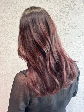 ロング カラー 透明感カラー🤎 中川智帆のヘアスタイル