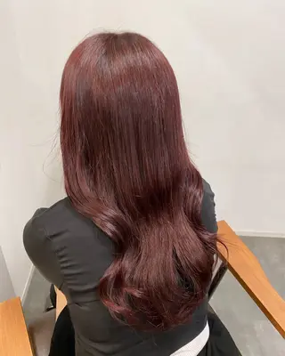 ロング カラー hair&culture gallery moloco　神保町　九段下店所属・RISA🩶🐈‍⬛ カット✨透明感カラーのヘアスタイル