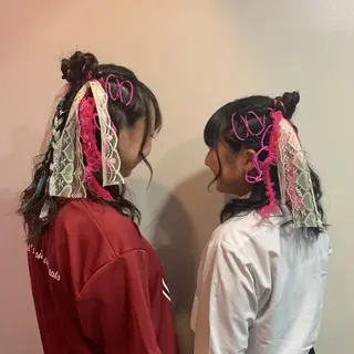 ヘアアレンジ インナーカラー🧸 suzunaのヘアスタイル