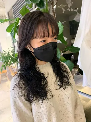 ロング パーマ 飯塚 昇太のヘアスタイル