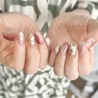 ネイル ジョリフィーユ 中出のネイルデザイン