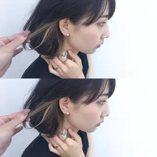 ショート カラー なんば髪質改善カラー Ardoreのヘアスタイル