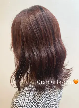 セミロング カラー 韓国風愛されヘア 🇰🇷RITO🎀のヘアスタイル