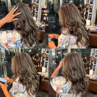 ロング カラー レイヤー/ボブ/ ミニボブ/AOIのヘアスタイル