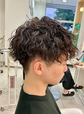 パーマ 中村/艶カラー/ハイ ライト/髪質改善のヘアスタイル