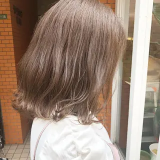 ミディアム カラー パーマ ヘアアレンジ メンズ キッズ ネイル マツエク・マツパ 艶髪育成サロン 京橋　shinのヘアスタイル