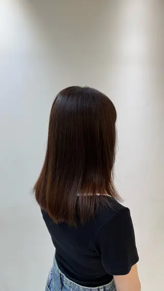 ミディアム 濱崎 あかりのヘアスタイル