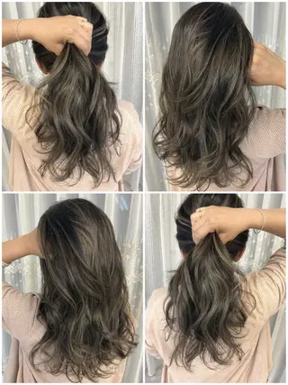 カラー パーマ 美容室 ソンリエのヘアスタイル