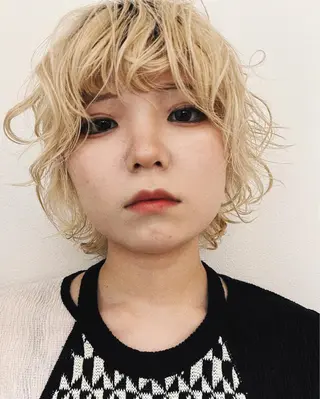 ショート 山口生真 ✂︎小顔矯正カットのヘアスタイル