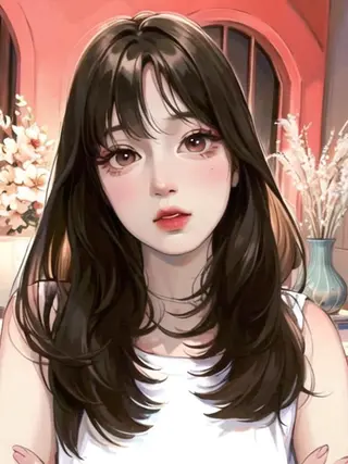 ロング カラー 山崎/ボブ縮毛矯正 レイヤー髪質改善のヘアスタイル