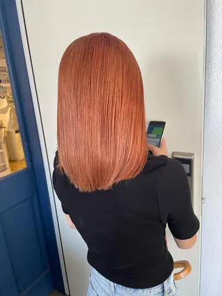 ミディアム カラー かわさき ともやのヘアスタイル